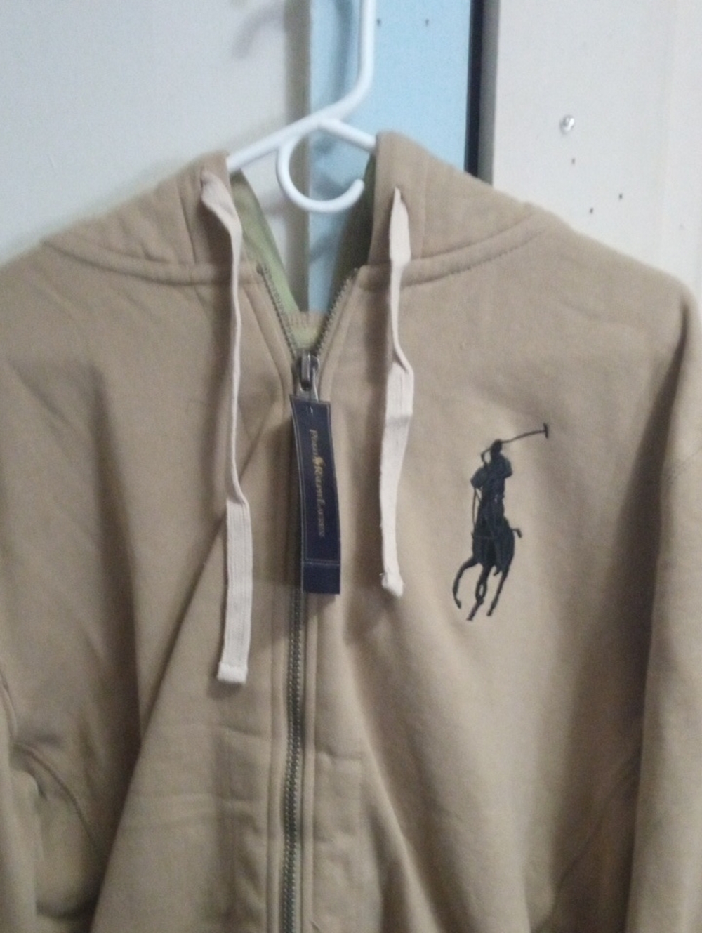 Nwt Polo By Ralph Lauren 3x Tan With Black Embroidered Big Pony Fits 2x🔥🔥